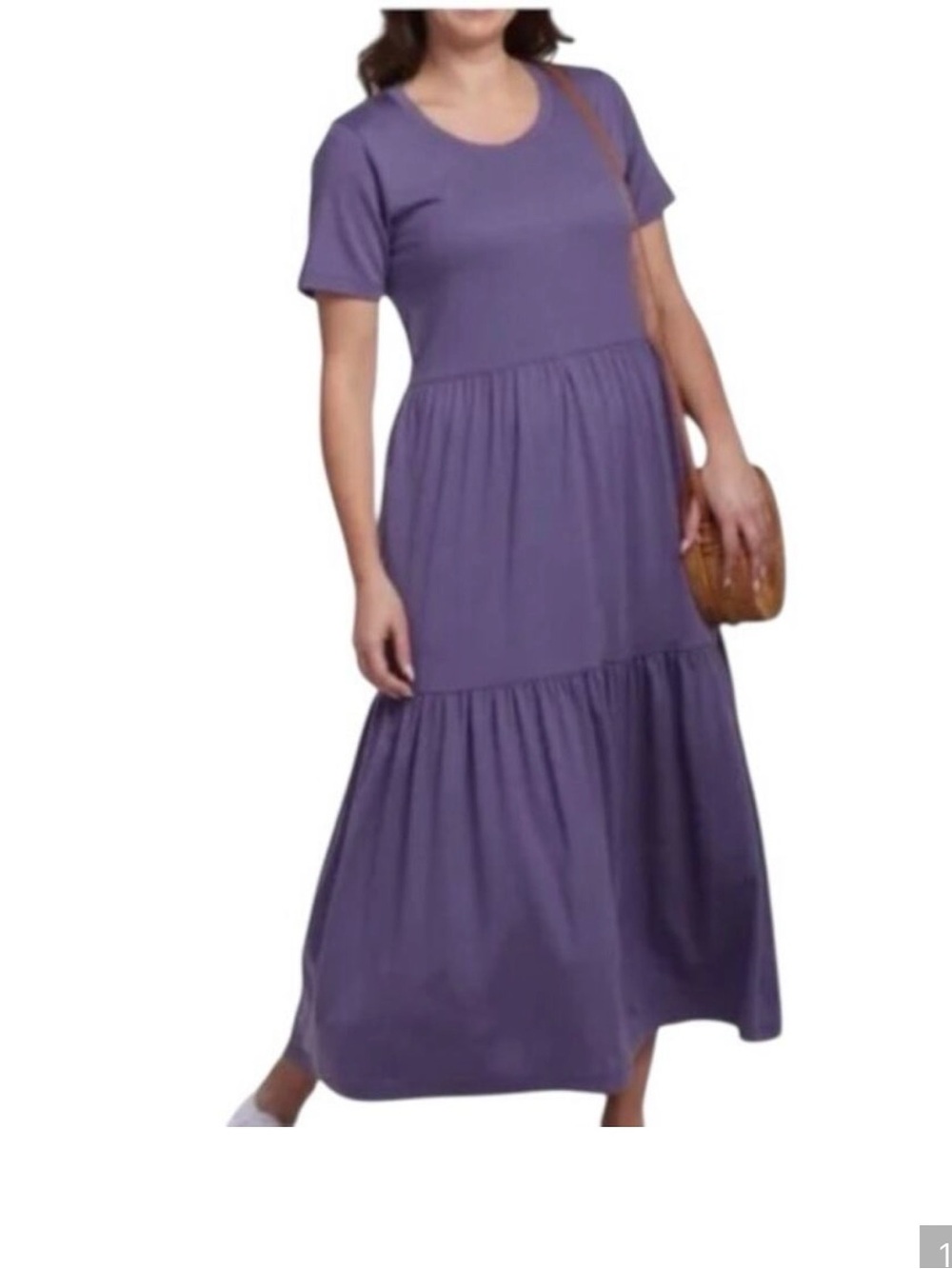 NWOT WoolX Lucia Purple Maxi Dress